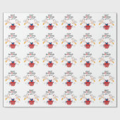 Rauchen bitte aufgeben geschenkpapier (Flach)