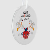Rauchen bitte aufgeben ornament (Vorderseite)