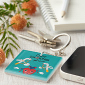 Rauchen bitte aufgeben schlüsselanhänger (Vorderseite rechts)