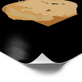 Rauchen Cowboy Skeleton Poster (Ecke)