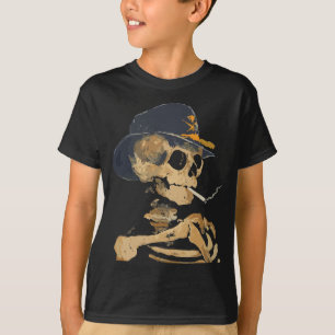 Rauchen Cowboy Skeleton T-Shirt