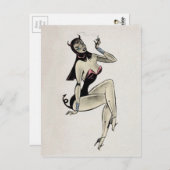 Rauchen des Teufels Postkarte (Vorne/Hinten)