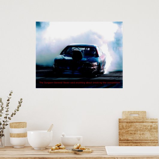 RAUCHEN DES WETTBEWERBS POSTER (Küche)