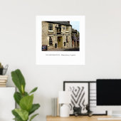 Rauchen Dog Pub Malmesbury, England Poster (Heimbüro)