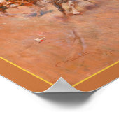 "Rauchen eines 45" Old West Cowboy Poster (Ecke)