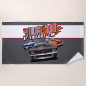 Rauchen "Em wenn Ya 'Em Camaros Got Strandtuch (Vorderseite)