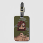 rauchen gepäckanhänger (Vorderseite Vertikal)