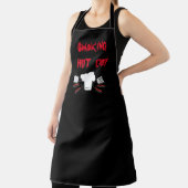 Rauchen Hot Koch All-over-Print-Schürze, große Schürze (InSitu)