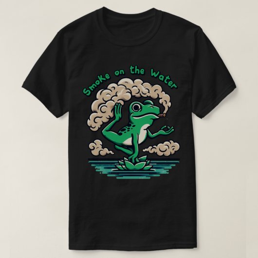 Rauchen im Wasser 1 T-Shirt (Design vorne)