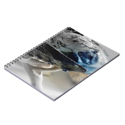 Rauchen in brennender Schale Metaphysisches Esoter Notizblock (Linke Seite)