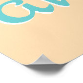 Rauchen ist immer unsichtbar poster (Ecke)