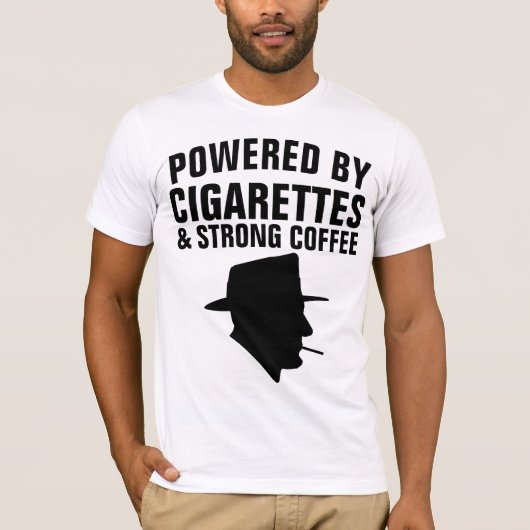 RAUCHEN & KAFFEE UND T - Shirt (Vorderseite)