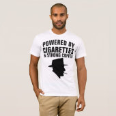 RAUCHEN & KAFFEE UND T - Shirt (Vorne ganz)