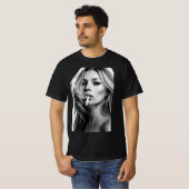 Rauchen Kate Iconic Pose Klassischer T - Shirt (Vorne ganz)