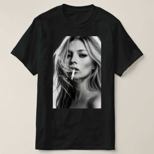 Rauchen Kate Iconic Pose Klassischer T - Shirt (Design vorne)