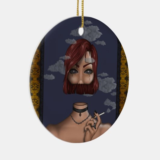 rauchen keramik ornament (Rechts)