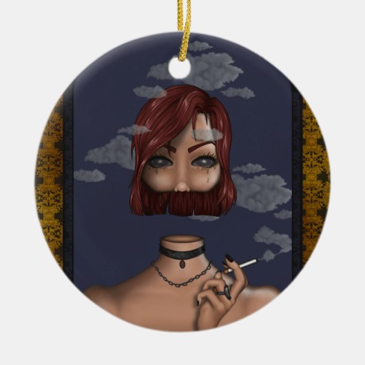 rauchen keramik ornament (Vorne)