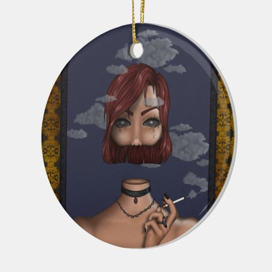 rauchen keramik ornament (Links)