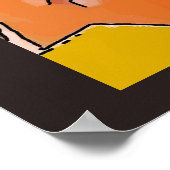 Rauchen Lady, Text hinzufügen, Drucken Poster (Ecke)