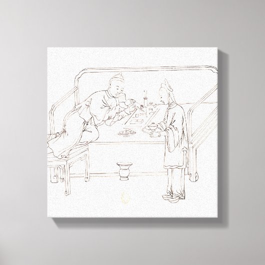 Rauchen Leinwanddruck (Vorderseite)