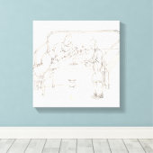 Rauchen Leinwanddruck (Insitu (Holzboden))