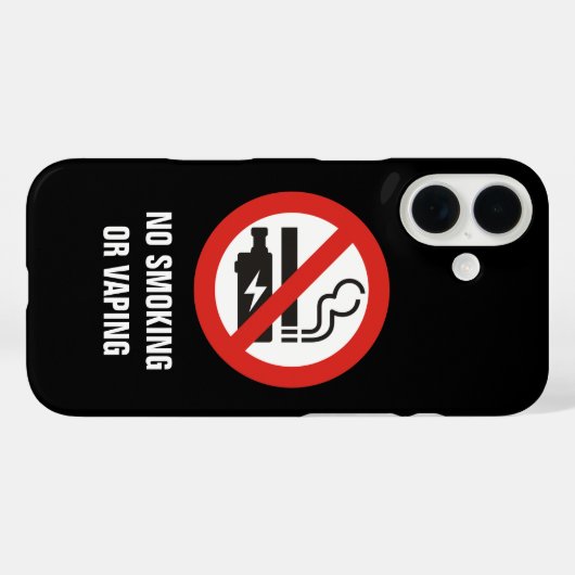 Rauchen oder Tauchen Case-Mate iPhone Hülle (Rückseite (Horizontal))