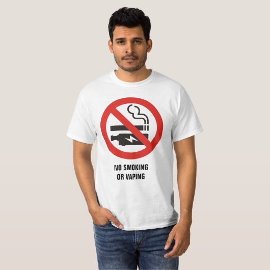 Rauchen oder Tauchen T-Shirt (Vorne ganz)