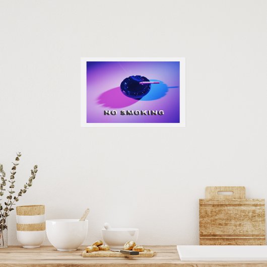 Rauchen Poster (Küche)