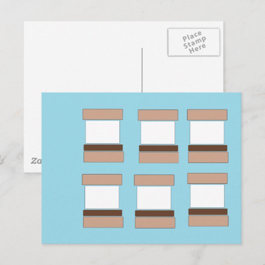 rauchen postkarte (Vorne/Hinten)