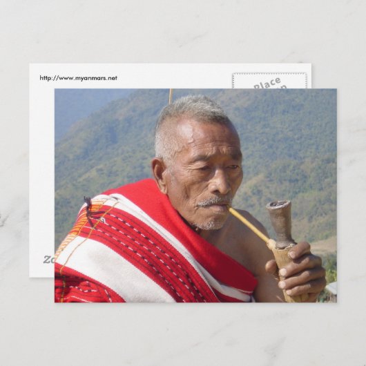 Rauchen Postkarte (Vorne/Hinten)