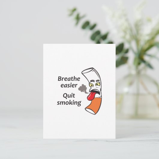 RAUCHEN POSTKARTE (Stehend Vorderseite)