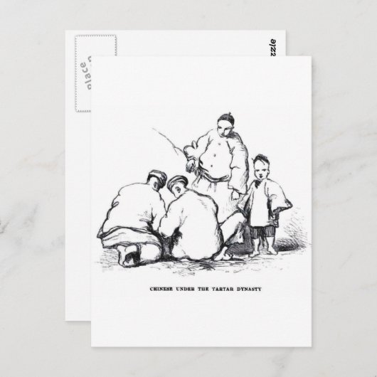 Rauchen Postkarte (Vorne/Hinten)