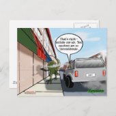 Rauchen rücksichtslos? postkarte (Vorne/Hinten)