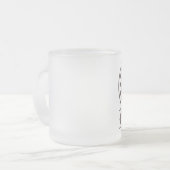 Rauchen Sie nie allein Mattglastasse (Vorderseite Links)