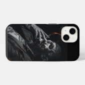 Rauchen Skelett Zigarette iPhone Hülle (Rückseite (Horizontal))