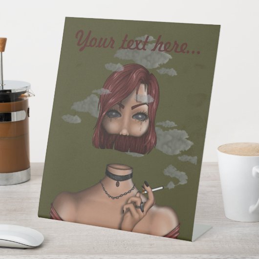 rauchen sockelschild (In Situ)