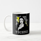Rauchen Techno Nun Religion Elektronische Bassmusi Kaffeetasse (Links)