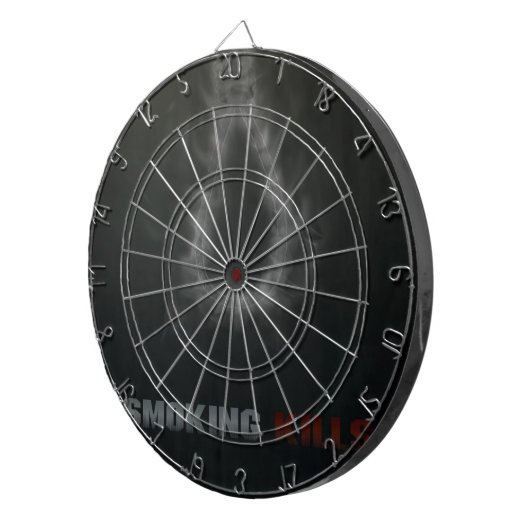 Rauchen tötet Hoffnung Dartscheibe (Vorderseite rechts)