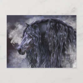 Rauchen und Ebony Postkarte