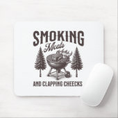 Rauchen und Wangenklatschen Witzige Grillen Fleisc Mousepad (Mit Mouse)