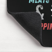 Rauchen und Wangenklatschen Witzige Grillen Fleisc Mousepad (Ecke)