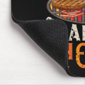 Rauchen und Wangenklatschen Witzige Grillen Fleisc Mousepad (Ecke)