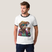 Rauchen und Weisheit T-Shirt (Vorne ganz)