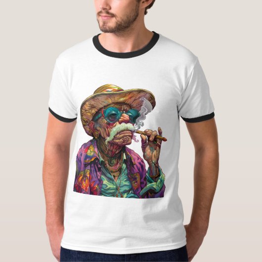 Rauchen und Weisheit T-Shirt (Vorderseite)
