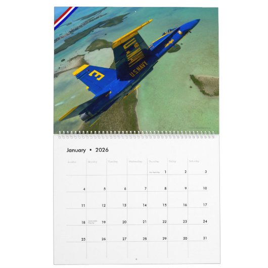 "RAUCHEN!" - US-Marineinfliegerteam Kalender (Jan 2026)