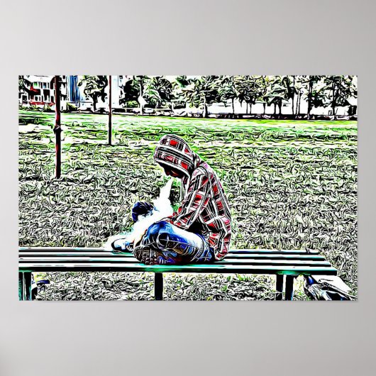 Rauchen Vaping Vape E Cig Poster (Vorne)