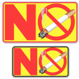 Rauchen verboten aufkleber