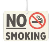 Rauchen verboten autolufterfrischer (Rückseite)