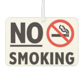 Rauchen verboten autolufterfrischer (Vorderseite)