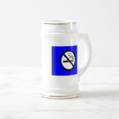 Rauchen verboten bierglas (VorderseiteRechts)